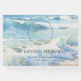 波転が写真葬儀記念碑 ゲストブック