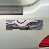 波都市ハンチングトンビーチのバンパーステッカー バンパーステッカー (車上)