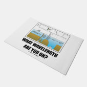 波長は?心理ギーク ドアマット (アングル)