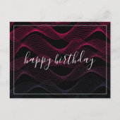 波長線 ポストカード (正面)