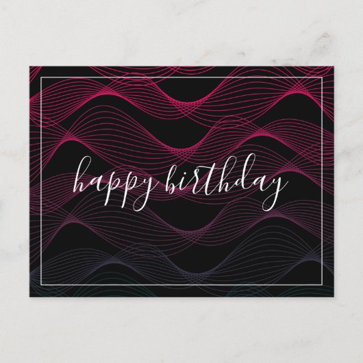 波長線 ポストカード (正面)