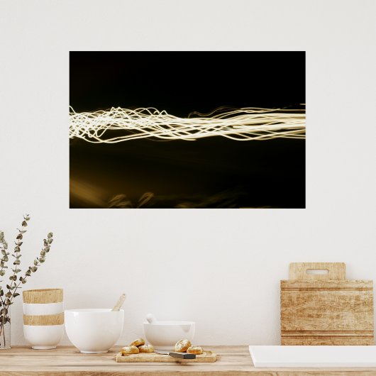 波長 ポスター (キッチン)