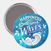 波間の来幸せクルーズの扉 マグネット (正面/裏面)