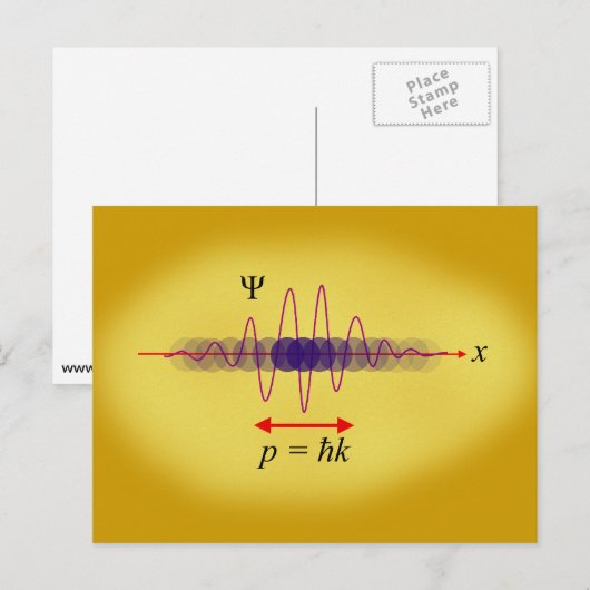 波面二重性 ポストカード (正面/裏面)