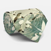 波飛んでいるの上でカモメる ネクタイ (ロール)