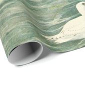 波飛んでいるの上でカモメる ラッピングペーパー (ロールコーナー)