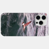 波飛んでいる上のカモメ Case-Mate iPhoneケース (裏面 (横))