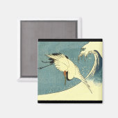 波飛んでいる磁石に乗せる マグネット (正面/裏面)