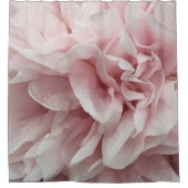 波飾ロマンチックな微妙なピンクのファッションバラ シャワーカーテン (正面)