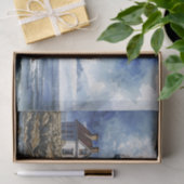 波魅力的のある灯台 薄葉紙 (ギフト)