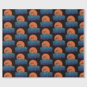 波鮮やかと日没 ラッピングペーパー (フラット)