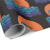 波鮮やかと日没 ラッピングペーパー (ロールコーナー)