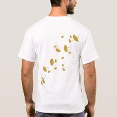 波龍合氣兵法 漢字 銀狐 ホワイト Tシャツ (裏面)