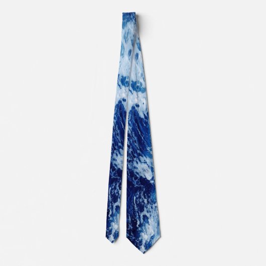 波1のカスタムのタイ ネクタイ (裏面)