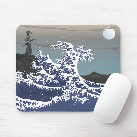 "波"のmousepad マウスパッド (マウス)