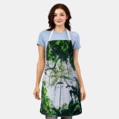 波 エプロン (着用した状態)