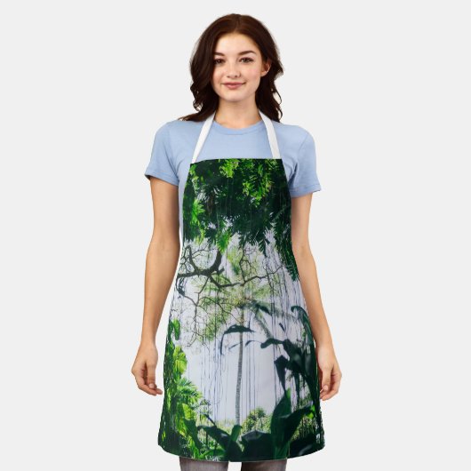 波 エプロン (着用した状態)