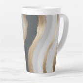 波 カフェラテマグ (右アングル)