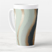 波 カフェラテマグ (左アングル)