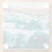 波 ガラスコースター (裏面)