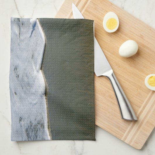 波 キッチンタオル (四つ折り)