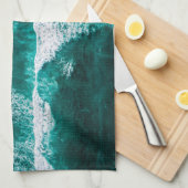 波 キッチンタオル (四つ折り)