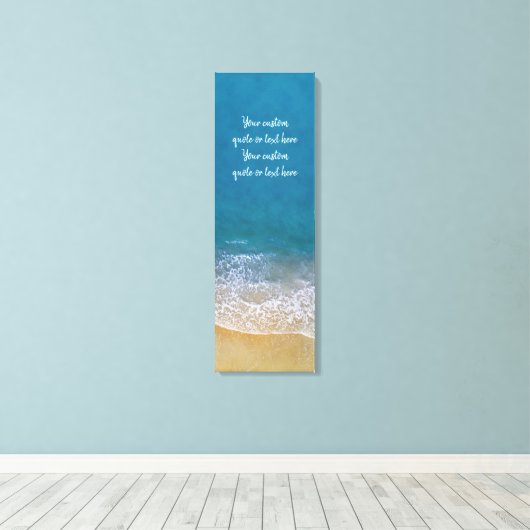 波 キャンバスプリント (インサイチュ (ウッドフロア))