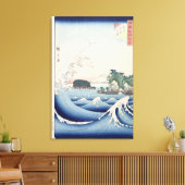 波 キャンバスプリント (インサイチュ (リビング))