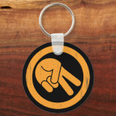 波 キーホルダー (正面)