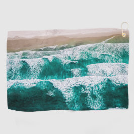 波 ゴルフタオル