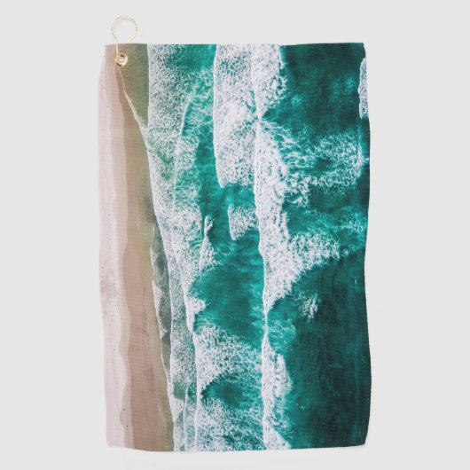 波 ゴルフタオル (正面)