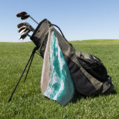 波 ゴルフタオル (グリーン)