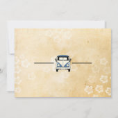 波! サーフィンの誕生日のビーチのパーティーの写真 招待状 (裏面)