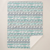 波 シェルパブランケット (正面)