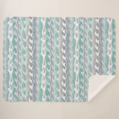 波 シェルパブランケット (正面(横))