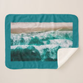 波 シェルパブランケット (正面(横))