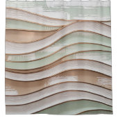 波 シャワーカーテン (正面)