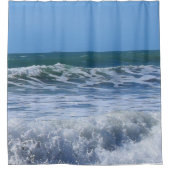 波 シャワーカーテン (正面)