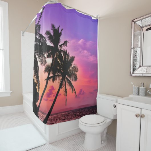 波 シャワーカーテン (インサイチュ)