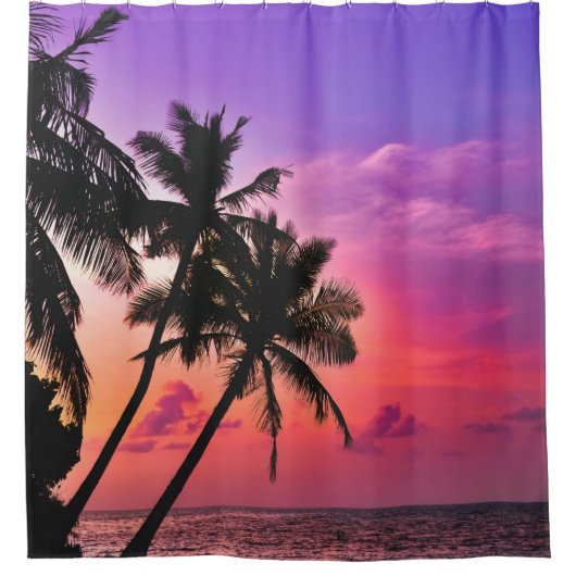 波 シャワーカーテン (正面)