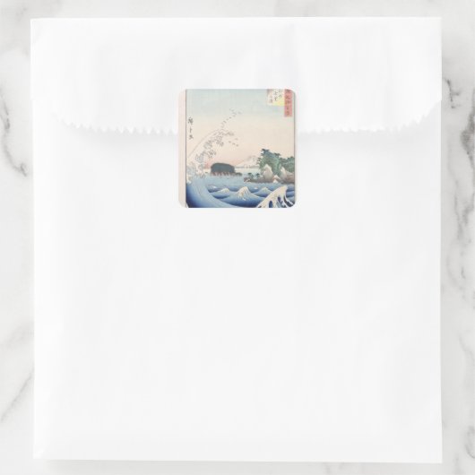 波 スクエアシール (バッグ)