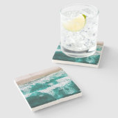 波 ストーンコースター (横)