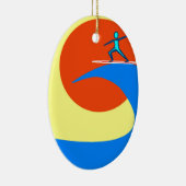 波 セラミックオーナメント (右)