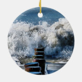 波 セラミックオーナメント (裏面)