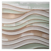 波 タイル (正面)