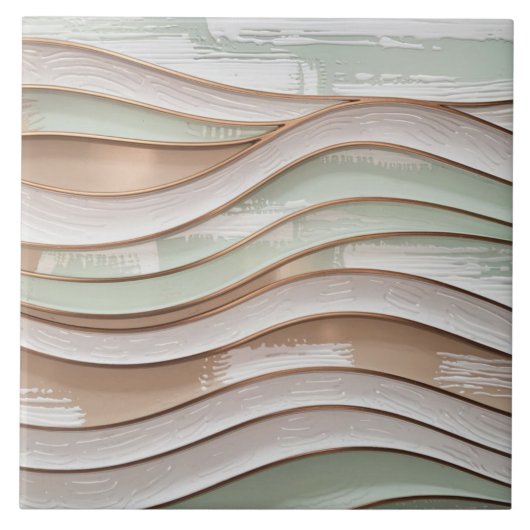 波 タイル (正面)