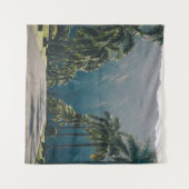 波 タペストリー (正面(横))