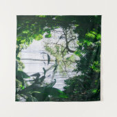 波 タペストリー (正面(横))