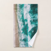 波 バスタオルセット (ハンドタオル)