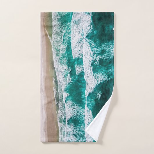 波 バスタオルセット (ハンドタオル)